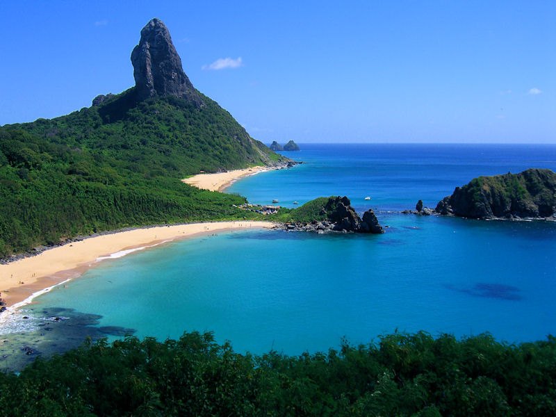 Praia no Brasil